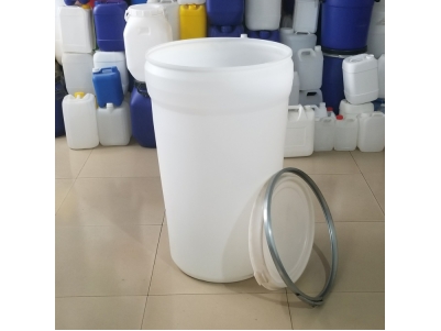 200升锥形塑料桶200L锥形桶200公斤法兰桶包箍桶.