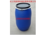 125L包箍塑料桶，125升法兰塑料桶供应.